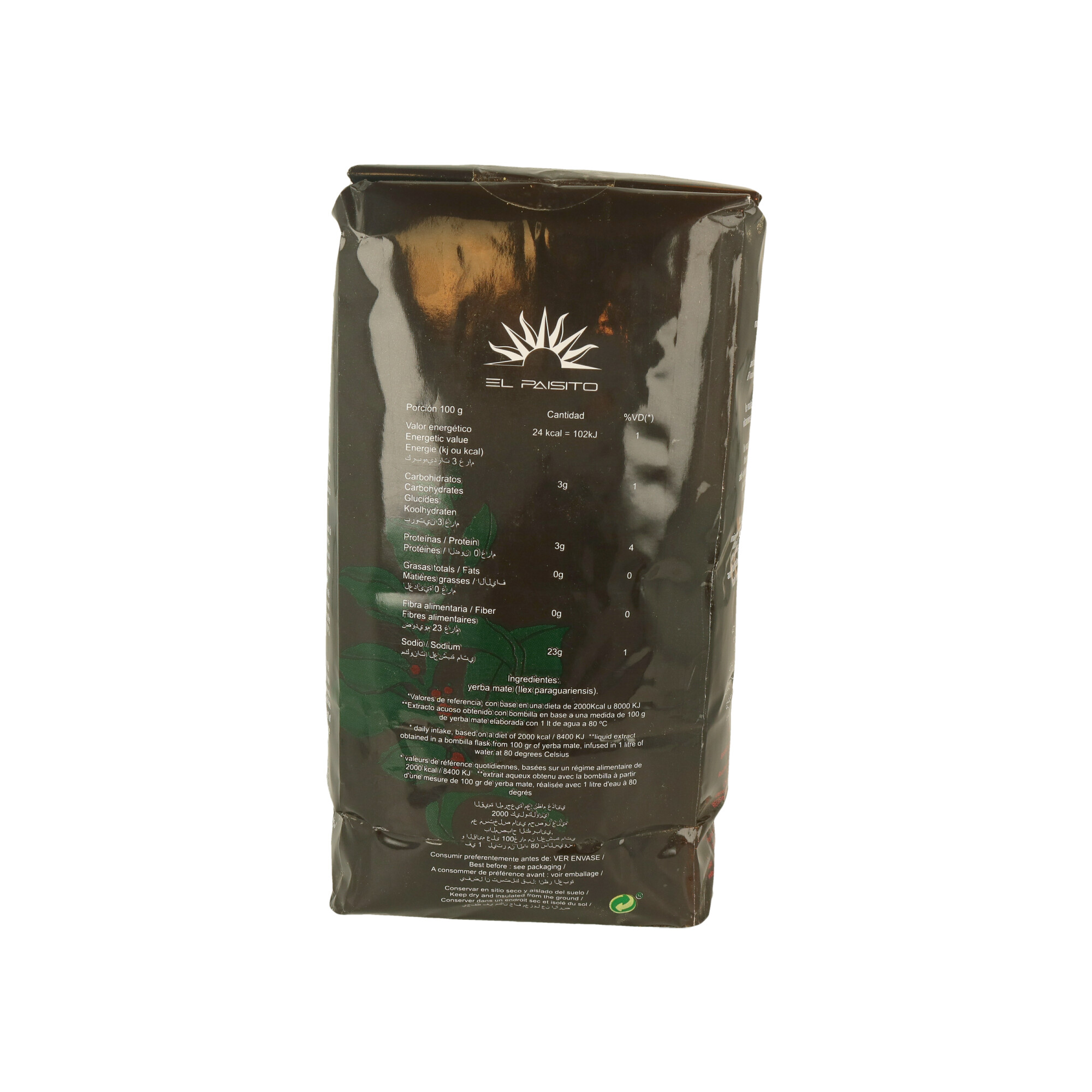 YERBA MATE EL PAISITO 1KG CT. DA 20) - 2