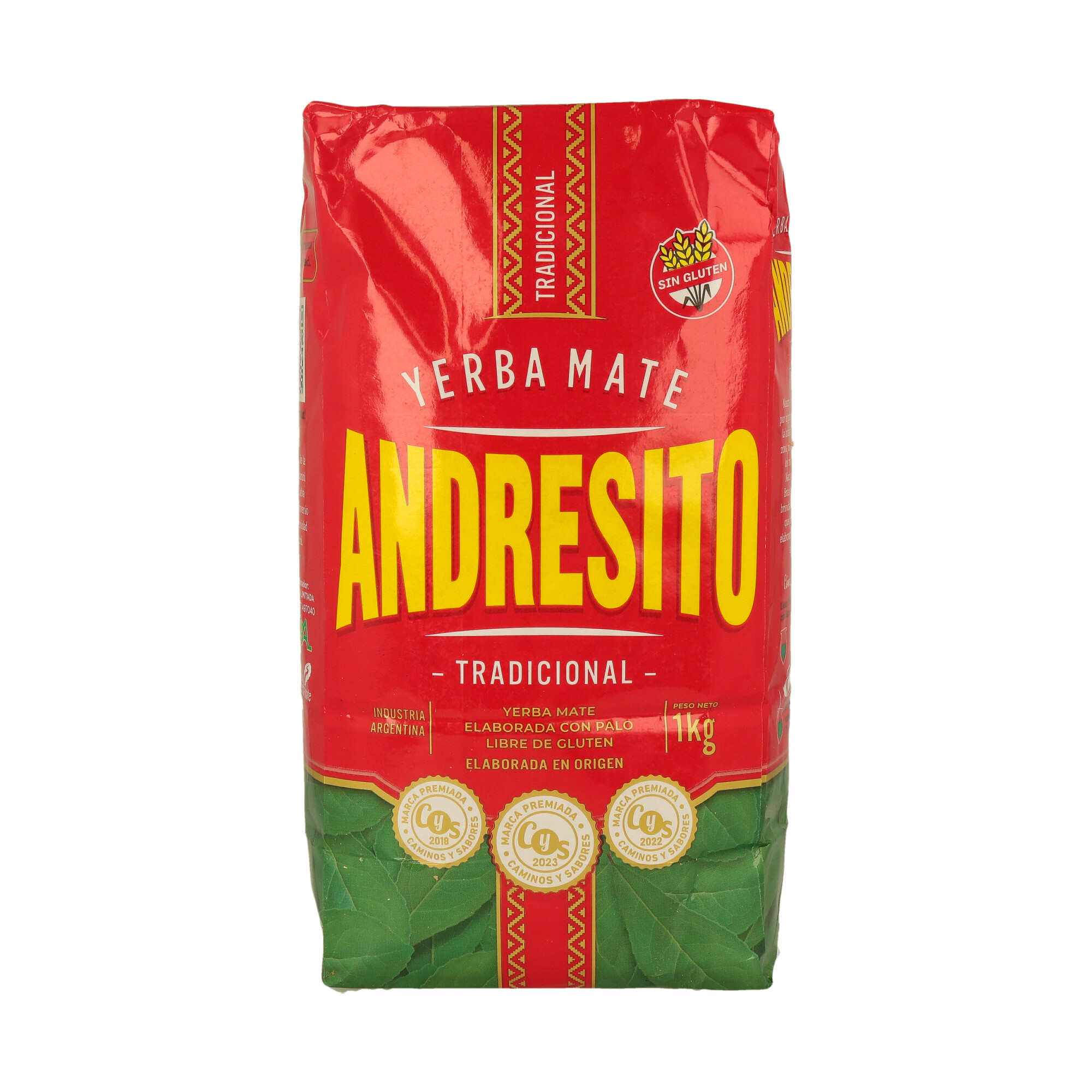 YERBA MATE ANDRESITO TRADICIONAL X 1 KG  (CT. DA 10)