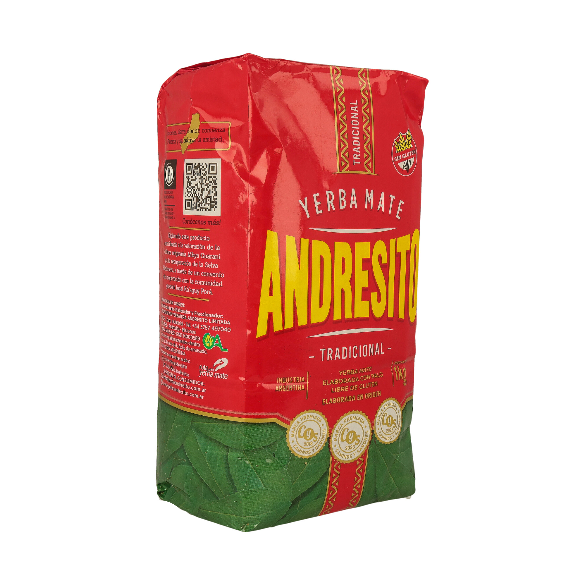 YERBA MATE ANDRESITO TRADICIONAL X 1 KG  (CT. DA 10) - 1