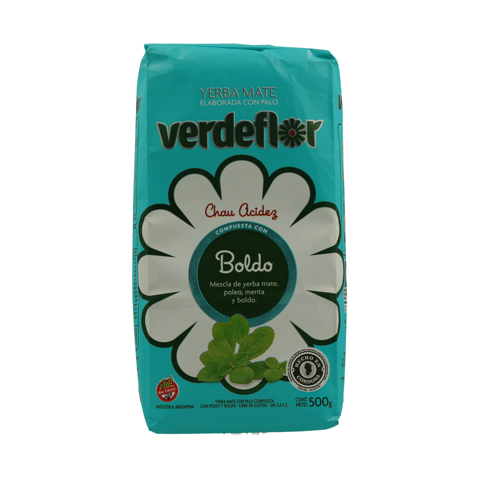 YERBA MATE BOLDO VERDEFLOR  500 GR