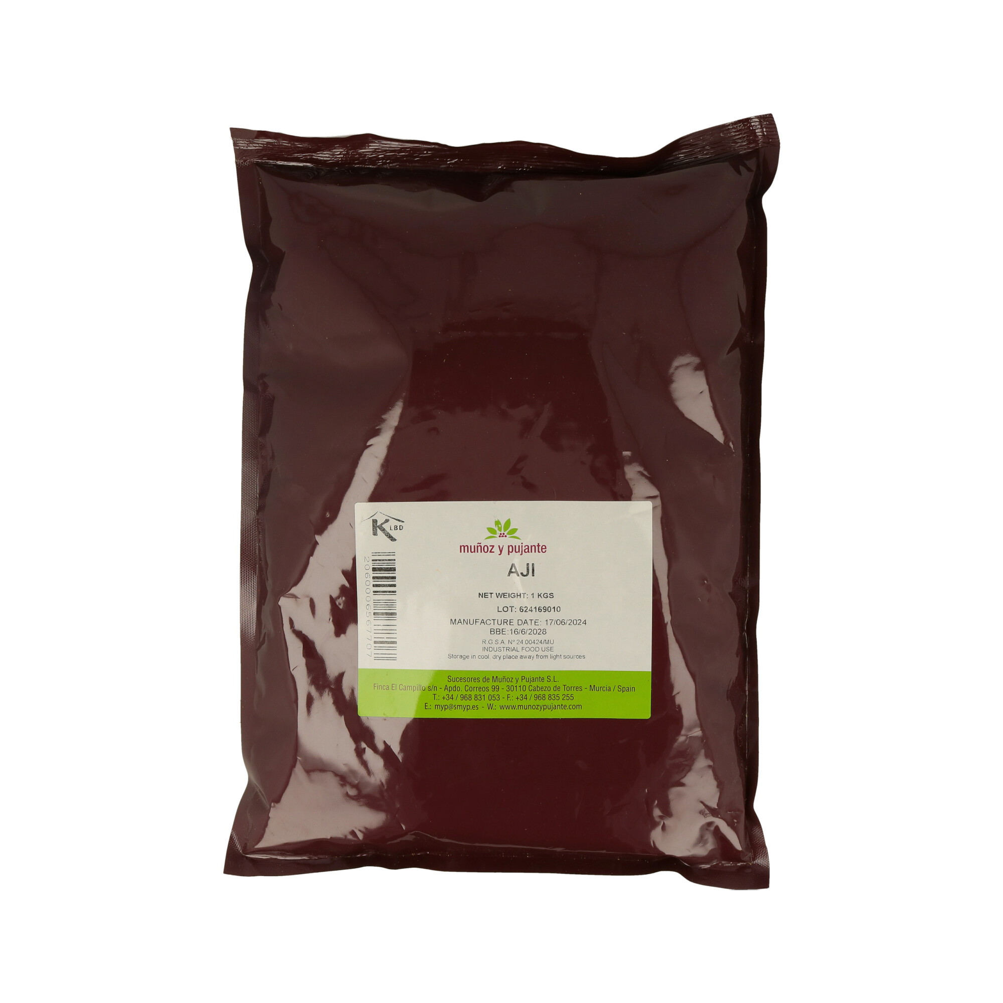 AJI TRITURADO MUNOZ Y PUJANTE 1KG (CT DA CF.) AJI TRITURADO MUNOZ Y PUJANTE 1KG (CT DA CF.)