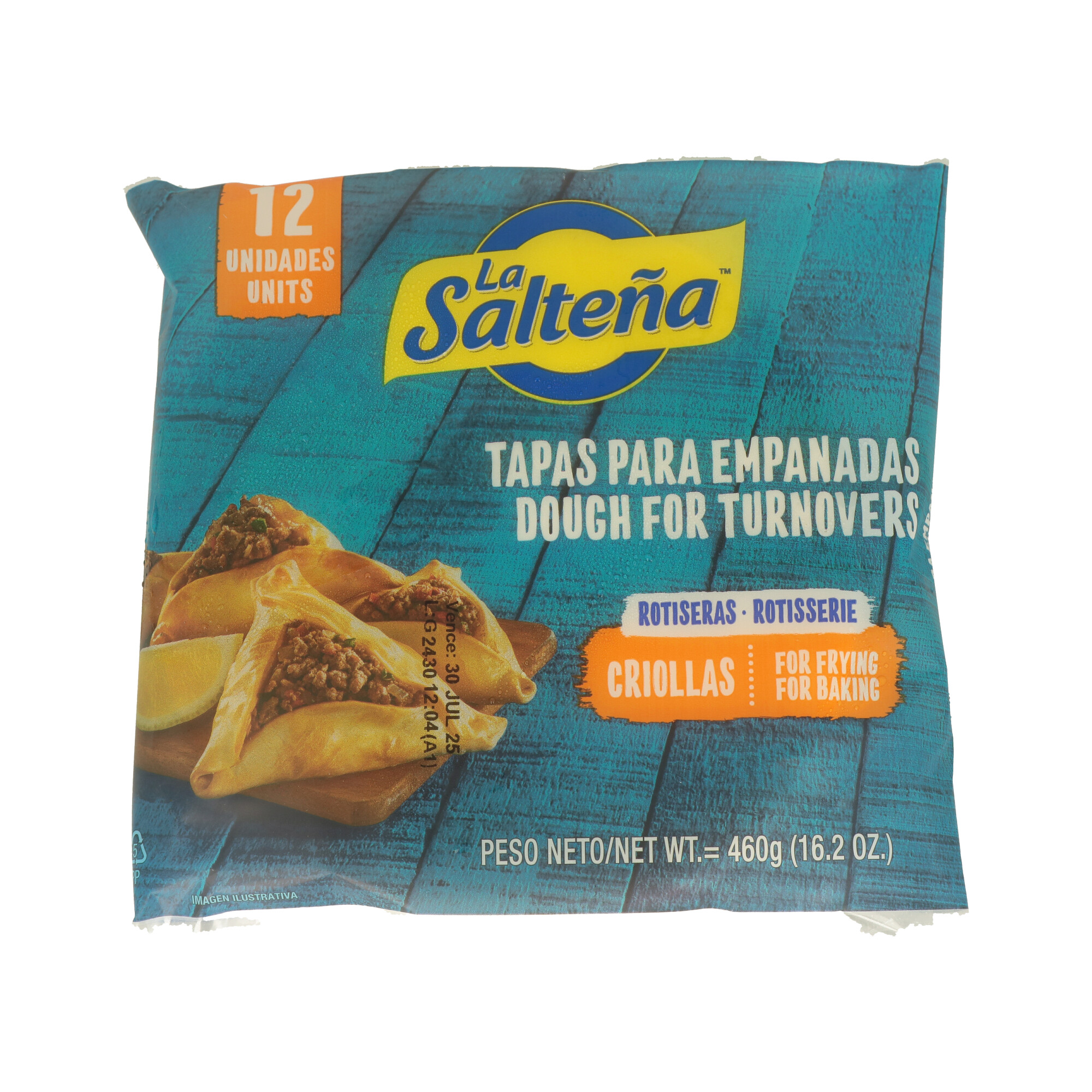 BLISTER TAPAS LA SALTENA ROTISERAS CRIOLLAS BIG 14CM (1x12) CG. BLISTER TAPAS LA SALTENA ROTISERAS CRIOLLAS BIG 14CM (1x12) CG.