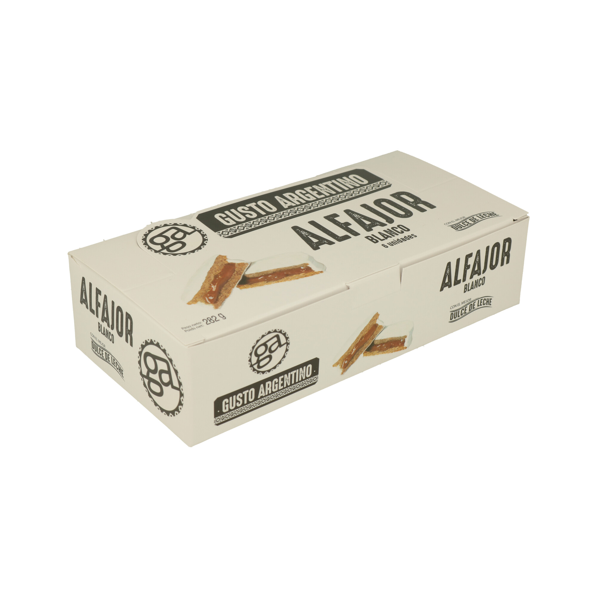 ALFAJORES GUSTO ARGENTINO BLANCO X6U (330G) ALFAJORES GUSTO ARGENTINO BLANCO X6U (330G)