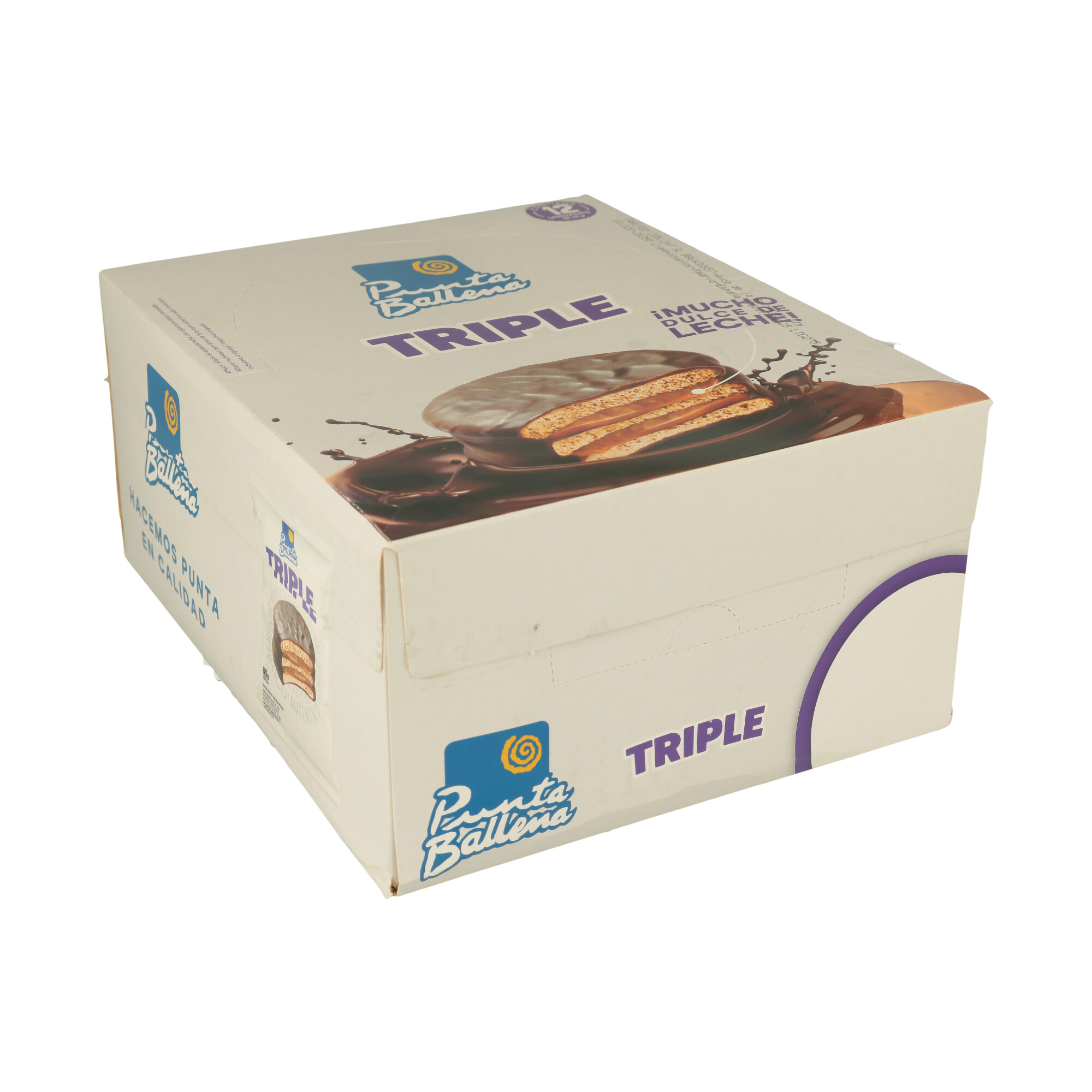 ALFAJORES PUNTA BALLENA TRIPLE CHOCOLATE 65G X 12U ALFAJORES PUNTA BALLENA TRIPLE CHOCOLATE 65G X 12U