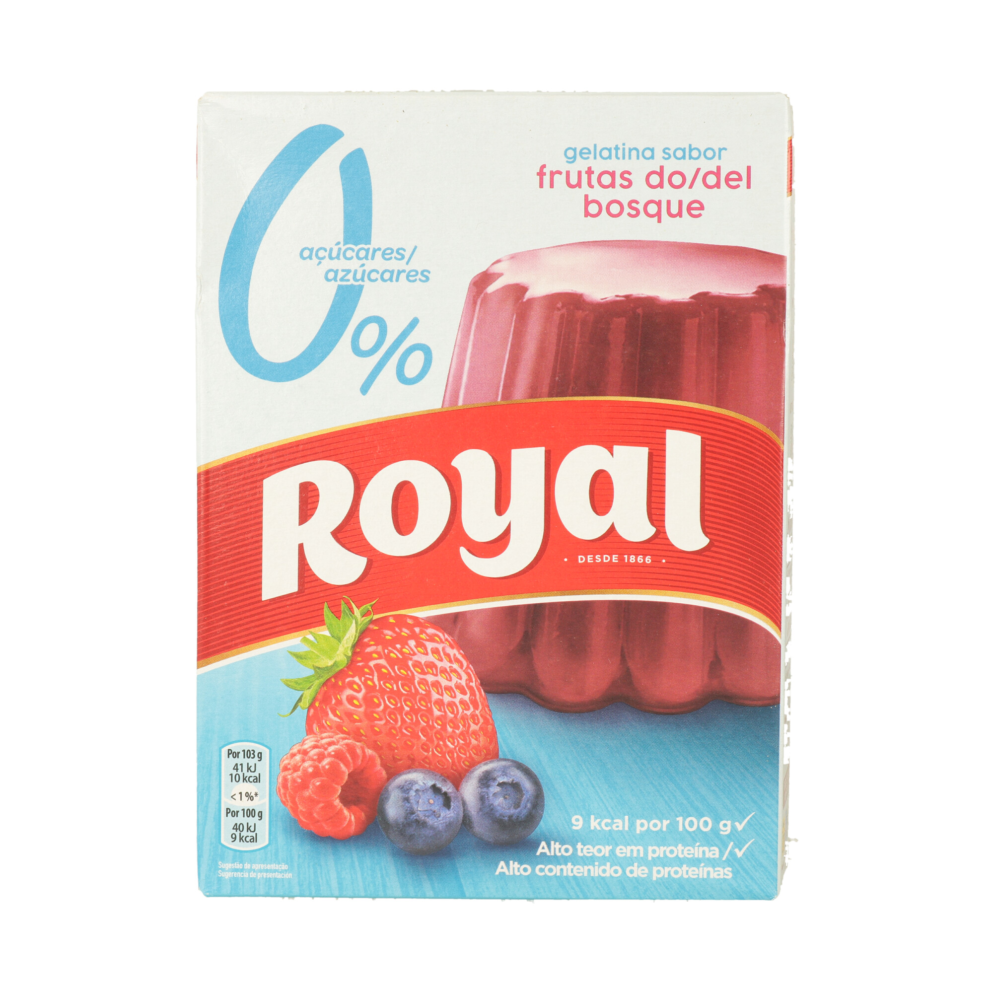 GELATINA ROYAL FRUTTI DI BOSCO LIGHT 31GR (CT 12)