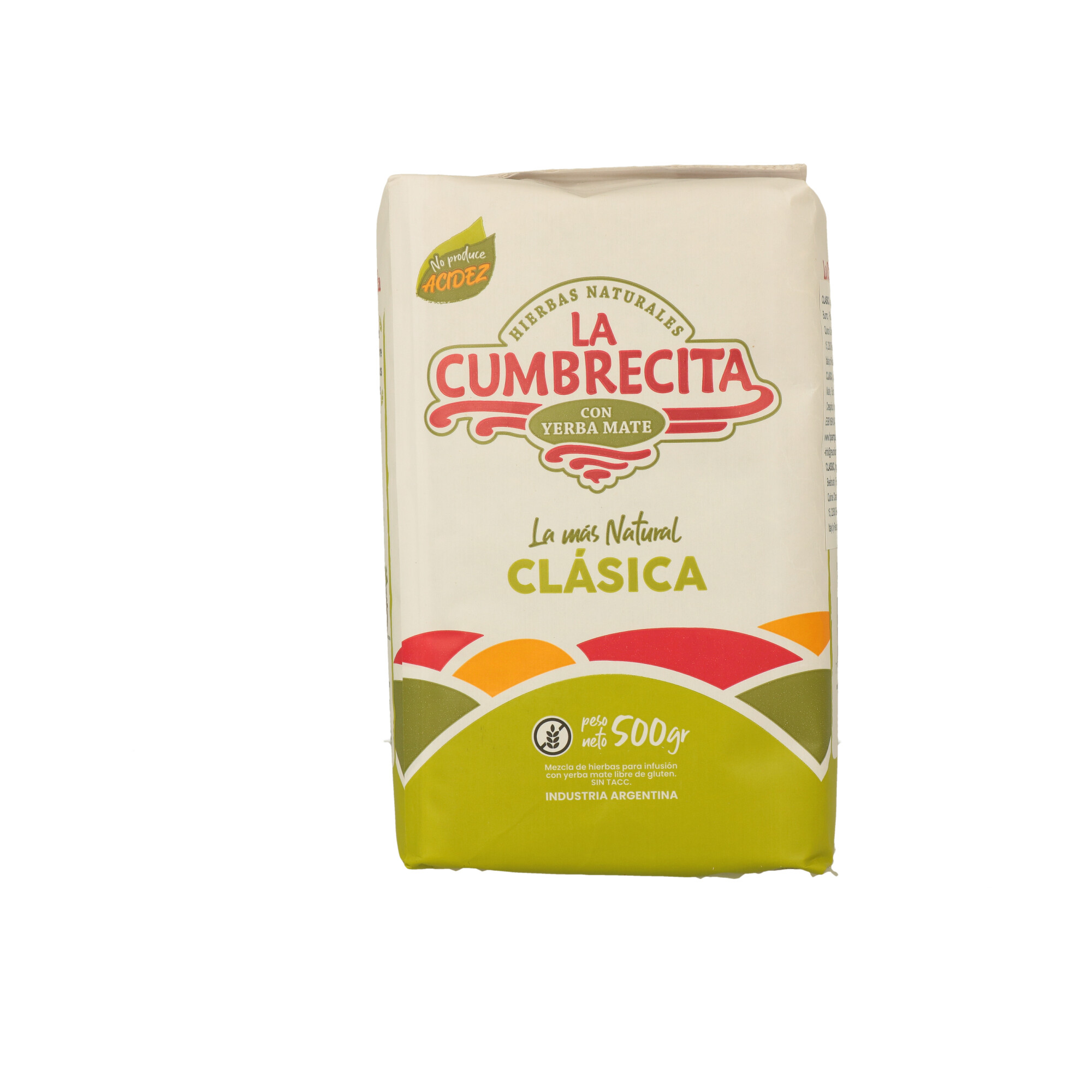 YERBA MATE LA CUMBRECITA CLASICA 500GR. (CT. DA 10)